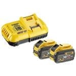 Set incarcator si 2 acumulatori XR FlexVolt DeWalt DCB118X2-QW