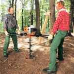 Motoburghiu de pamant Stihl BT 360 - imagine 3