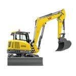Excavator compact pe senile Wacker-Neuson EZ80 - imagine 4