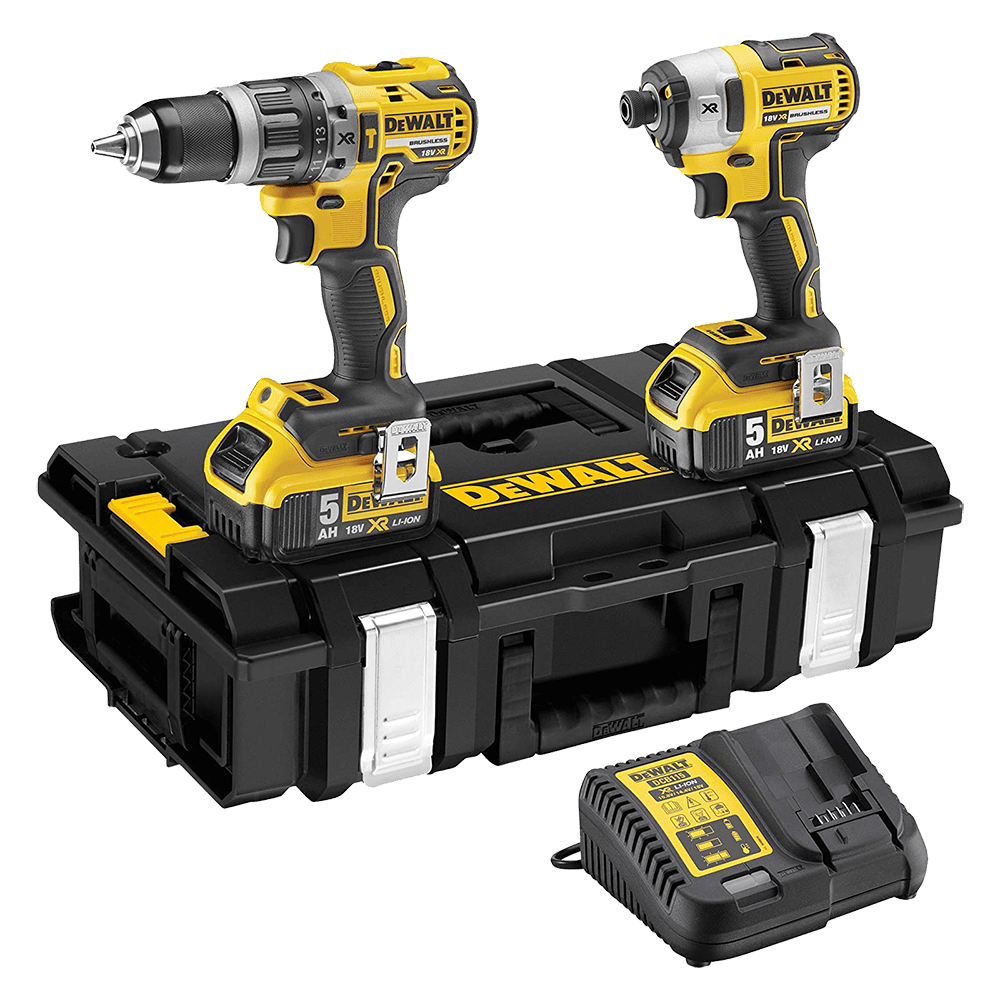 Set 2 masini de gaurit cu acumulatori DeWalt DCK266P2