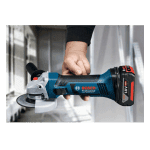 Polizor unghiular cu 2 acumulatori Bosch GWS 18-125 V-Li - imagine 4