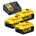 Set incarcator si 3 acumulatori DeWalt DCB115P3-QW