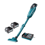 Aspirator vertical cu 2 acumulatori Makita CL002GD201