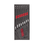 Set 15 chei combinate cu clichet in insertie spuma Milwaukee