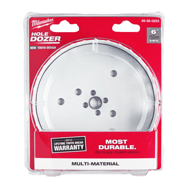Carota Bi-Metal 152mm Milwaukee HOLE DOZER