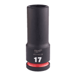 Cheie tubulara lunga de impact 17mm de 1/2 Milwaukee Shockwave
