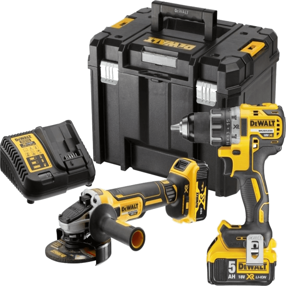 Set 2 scule cu acumulatori DeWalt DCK2020P2T
