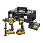 Set 2 scule cu 2 acumulatori DeWalt DCK2052H2T