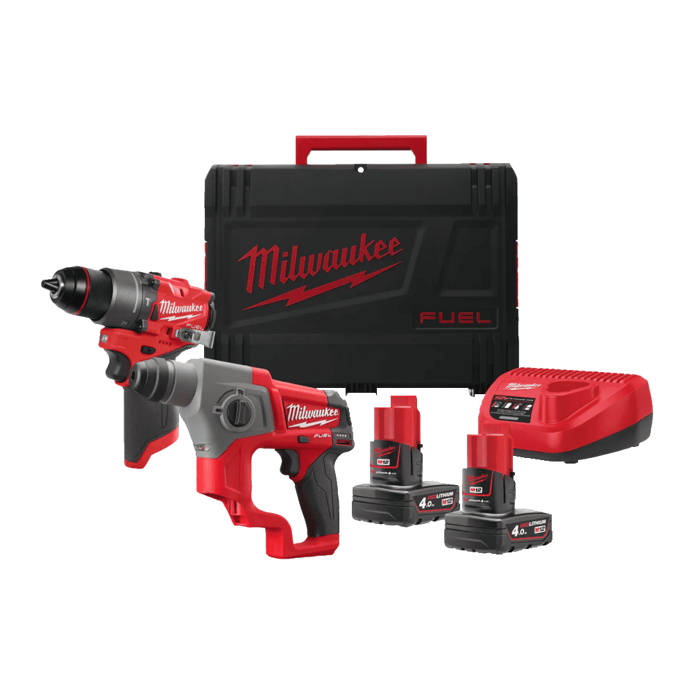 Set 2 scule cu 2 acumulatori Milwaukee M12 FPP2F2-402X