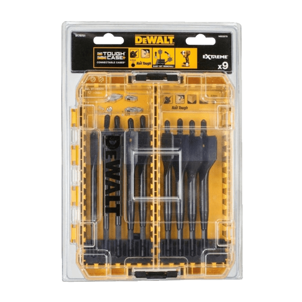 Set 9 burghie pentru lemn DeWalt DT70751