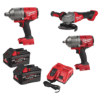 Set 3 scule cu 2 acumulatori Milwaukee M18 FPP3X9-602F